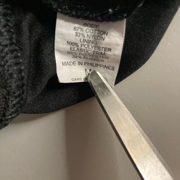 NEW YORK & CO. Women’s Black Lacy Mini Skirt, Size‎ Medium,Elastic Waist, Lined - Picture 8 of 10